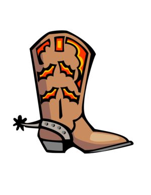 clip art clipart svg openclipart brown black color colour country leather footwear shoe shoes clothing boot high western boots cowboy oot heels 剪贴画 颜色 黑色 彩色 衣服