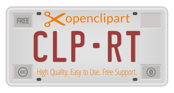 clip art clipart svg openclipart color car vehicle 图标 sign symbol driving auto plate licence license license plate number plate registration 剪贴画 颜色 符号 标志 小汽车 汽车