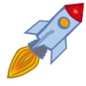 clip art clipart svg openclipart color blue fly flying vehicle cartoon space rocket weapon nasa take off orbit artillery space rocket universe takeoff take-off 剪贴画 颜色 卡通 蓝色 飞行