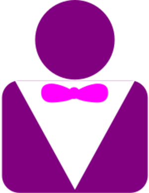 clip art clipart svg openclipart black color 图标 sign symbol man women profile purple map symbol male avatar suit web restroom men user posh toilet bow tie mens wc 剪贴画 颜色 符号 标志 男人 男性 黑色 头像 头部 紫色