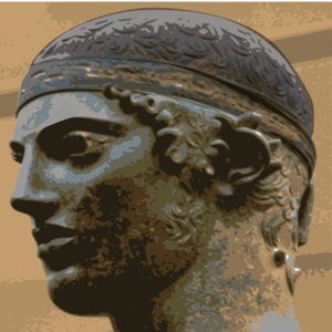 clip art clipart svg openclipart black ancient greek greece mythology white statue profile bronze best-known venus goddess milo sculpture chariot deiphi heniokhos 剪贴画 黑色 白色 头像 头部