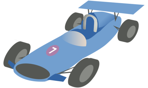 clip art clipart svg openclipart car vehicle race racing formula 运动 sports speed formula one one bleu bolide 剪贴画 小汽车 汽车 高速