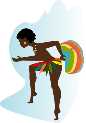 clip art clipart svg openclipart color dancing woman lady female africa african 女孩 clothes move dance pose dancer traditionale 剪贴画 颜色 女人 女性 女士 衣服