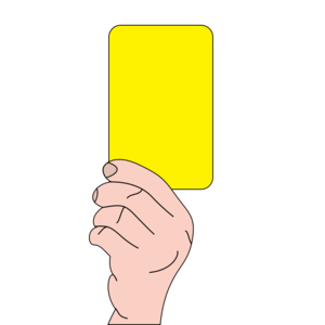 clip art clipart svg openclipart yellow play hand card football soccer signal show judge rules holding referee 剪贴画 黄色 卡牌 卡片 手 足球