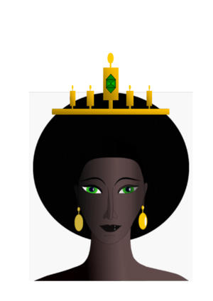 clip art clipart svg openclipart color woman lady female african 女孩 princess royal queen royalty black woman 剪贴画 颜色 女人 女性 女士