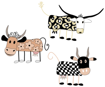 clip art clipart svg openclipart color 动物 cow cartoon mammal caricature happy barn farm milk decorated comic chocolate big design tail produce different set selection domestic cattle chewing designer cattle desiger 剪贴画 颜色 卡通 装饰 设计 哺乳类动物 漫画 荒诞