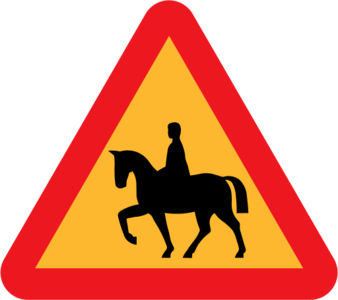 clip art clipart svg openclipart 动物 交通 sign warning traffic horse danger triangle international rules horses horserider 剪贴画 标志 危险 警告 三角形