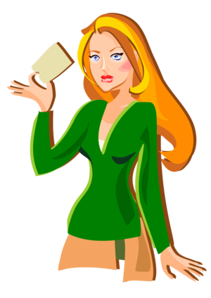 clip art clipart svg openclipart green red small color woman lady 人物 cartoon female card orange face dress redhead hair dressed up holding blacnk 剪贴画 颜色 卡通 绿色 草绿 女人 女性 红色 女士 橙色 卡牌 卡片 头发 毛发