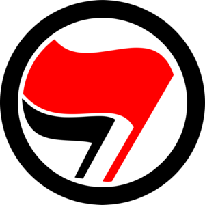 clip art clipart svg openclipart red black color 图标 sign symbol flag fight action logo antifa antifascism antifascist fascism 剪贴画 颜色 符号 标志 黑色 红色 旗帜 打斗 斗争 战争