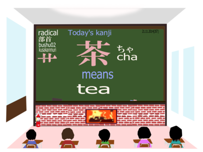 clip art clipart svg openclipart color plant kids children chinese tea china grass word kanji chinese character lesson hanja radical meaning bushu cha 剪贴画 颜色 植物 小孩 儿童