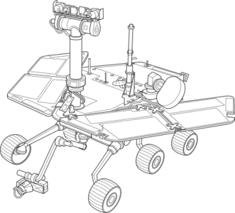 clip art clipart svg openclipart fly flying car vehicle contour outline travel photorealistic space technical drawing nasa wheeler floating float exploration outer rover mars pace 剪贴画 小汽车 汽车 旅行 轮廓 飞行