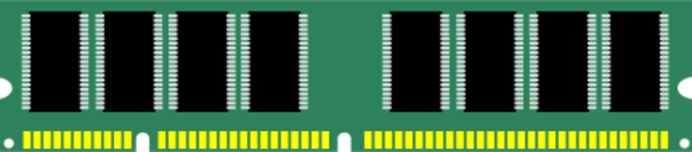 clip art clipart svg openclipart green black color yellow computer cartoon hardware card memory ram slot 剪贴画 颜色 卡通 绿色 草绿 计算机 电脑 黑色 黄色 卡牌 卡片 硬件