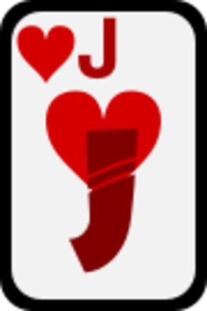 clip art clipart svg openclipart red black color card hearts jack cards deck gambling casino gamble 剪贴画 颜色 黑色 红色 卡牌 卡片