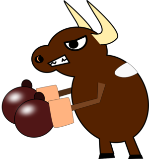 clip art clipart svg openclipart 动物 cow cartoon box sign symbol milk 运动 fight standing boxing fighting 剪贴画 符号 标志 卡通 打斗 斗争 战争