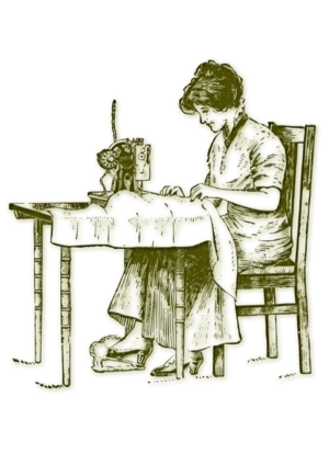 clip art clipart house svg openclipart color old work woman vintage lady female machine table sitting use sew sewing room chair 剪贴画 颜色 女人 女性 女士 房子 屋子 房屋