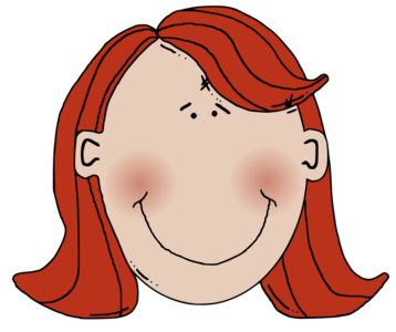 clip art clipart svg openclipart red color woman lady 人物 cartoon healthy head female happy character person 女孩 face smiling redhead profile comic anime tail young pupil redhaired student rosy cheek blushed 剪贴画 颜色 卡通 女人 女性 红色 女士 人类 微笑 头像 头部 年轻