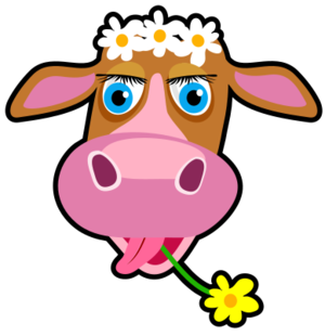 clip art clipart svg openclipart color 花朵 nature yellow 动物 animals cow cartoon mammal mouth illustration head caricature happy barn farm milk face chocolate big graphic wildlife daisy tail grass produce life domestic cattle chewing female cow 剪贴画 颜色 卡通 黄色 哺乳类动物 漫画 荒诞