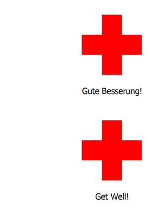clip art clipart svg openclipart red color first aid help cross doctor sign symbol card german germany aid emblem get red cross better get well gute besserung 剪贴画 颜色 符号 标志 红色 卡牌 卡片 纹章