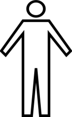 clip art clipart svg openclipart black line art white 图标 outline sign symbol man map symbol male restroom toilet wc 剪贴画 符号 标志 男人 线描 线条画 男性 黑色 白色
