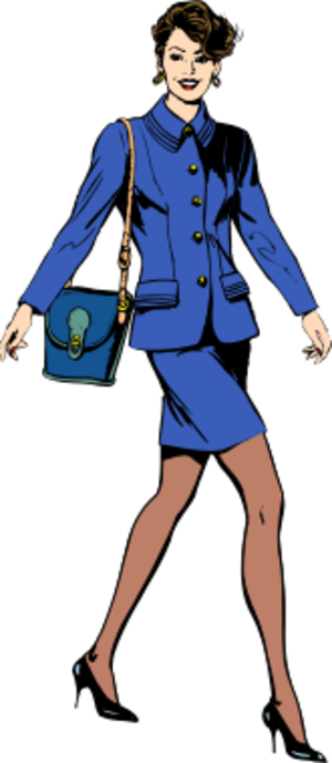 clip art clipart image svg openclipart color blue work woman 人物 female office bag walking businesswoman job suit move movement moder 剪贴画 颜色 女人 女性 蓝色 办公