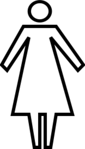 clip art clipart svg openclipart door black color white woman lady 图标 sign symbol female map symbol restroom toilet wc 剪贴画 颜色 符号 标志 女人 女性 黑色 白色 女士