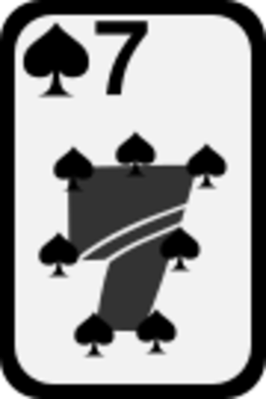clip art clipart svg openclipart black white grayscale card remix cards spades deck gambling casino seven gamble 剪贴画 黑色 白色 去色 卡牌 卡片