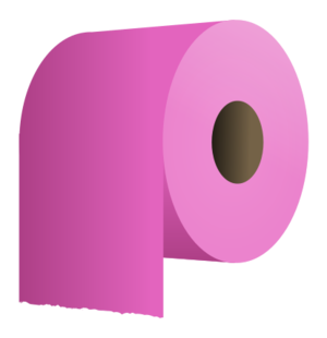 clip art clipart svg openclipart color paper pink roll thick bathroom restroom loo toilet hygiene wc water cupboard rolled-up disposable poo 剪贴画 颜色 粉红 粉红色