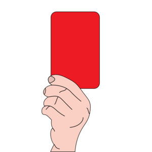 clip art clipart svg openclipart red play hand card part football soccer signal show judge rules holding referee 剪贴画 红色 卡牌 卡片 手 足球