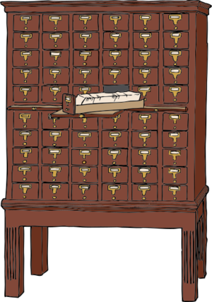 clip art clipart svg openclipart color card wooden wood chest library cabinet card catalog catolog 剪贴画 颜色 卡牌 卡片 木制品 木材 木头