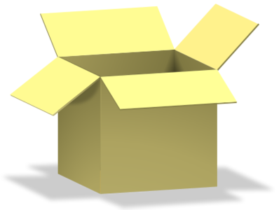 clip art clipart svg openclipart color yellow transportation 交通 cartoon 图标 box container open shadow carton photorealistic empty packaging lid chest pack package bin opened up cardboard unpacked 剪贴画 颜色 卡通 黄色 运输 阴影 容器