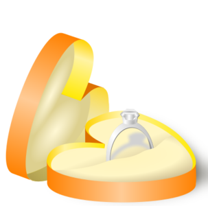 clip art clipart svg openclipart color ring 爱情 box symbol orange heart shaped 婚礼 剪贴画 颜色 符号 橙色 心形 心脏