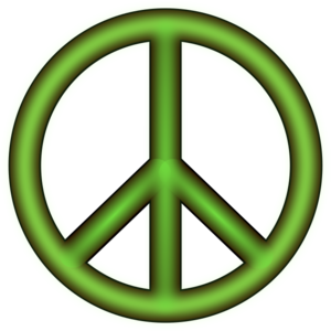 clip art clipart svg openclipart green color 爱情 sign symbol round 3d shiny peace movement humanity 剪贴画 颜色 符号 标志 绿色 草绿