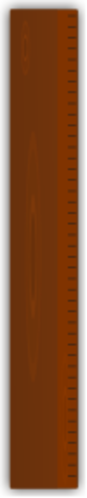 clip art clipart svg openclipart brown color measure school clip-art wooden scale measurement student inch centimetre cm length 剪贴画 颜色 学校 木制品 木头