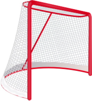 clip art clipart svg openclipart red color white 运动 sports goal net hockey match ground stadium ice hockey pitch 剪贴画 颜色 白色 红色