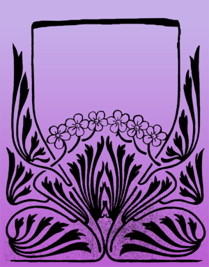 clip art clipart svg openclipart color frame flowers decorative border purple design shapes 剪贴画 颜色 设计 边框 紫色