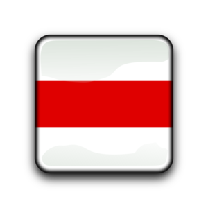 svg button flag glossy square belarus 旗帜 按钮 正方形 矩形 方形