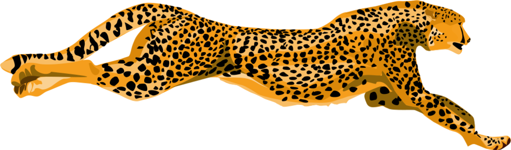 clip art clipart svg openclipart color nature 动物 running colour fast photorealistic run speed wild strong jaguar 剪贴画 颜色 彩色 高速