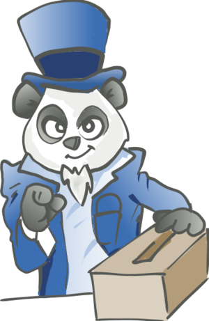 clip art clipart svg openclipart brown color blue panda suit you voting election vote elections uncle sam point finger 剪贴画 颜色 蓝色