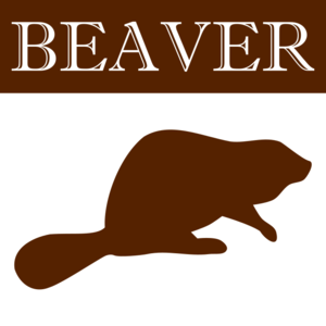 clip art clipart svg openclipart brown color 动物 silhouette 图标 sign symbol beaver rodent castor 剪贴画 颜色 符号 标志 剪影