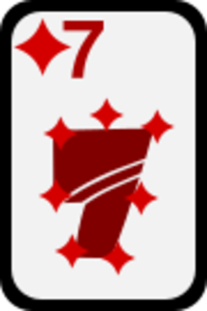 clip art clipart svg openclipart red black color card cards diamonds deck gambling casino seven gamble 剪贴画 颜色 黑色 红色 卡牌 卡片