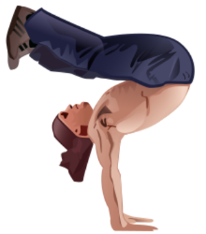 clip art clipart svg openclipart 人物 hands man 运动 activity body stable arms legs position handstand gymnastics yoga ctivity balancing athletic acrobatics cheerleading 剪贴画 男人