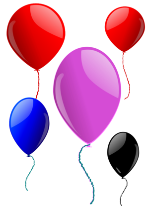 clip art clipart svg openclipart red black blue flying play balloon toy party air purple celebration new year festive 生日 floating lead five balloons 剪贴画 黑色 红色 蓝色 庆祝 派对 宴会 飞行 紫色 玩具 新年