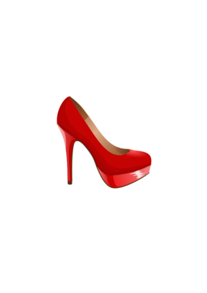 clip art clipart svg openclipart red color woman lady female glossy shoe clothing high pump foot high heel heel footware 剪贴画 颜色 女人 女性 红色 女士 衣服