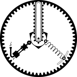 clip art clipart svg openclipart black white clock swiss 爱情 图标 sign symbol peace symbolizing mechanical 剪贴画 符号 标志 黑色 白色