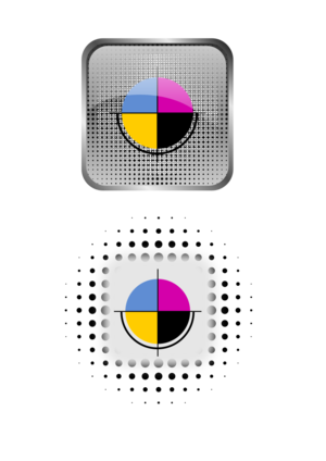 clip art clipart svg openclipart black color yellow 图标 icons sign symbol palette representation cmyk czan magenta 剪贴画 颜色 符号 标志 黑色 黄色