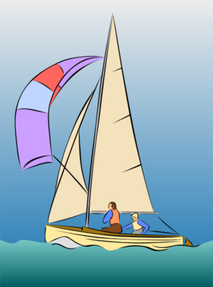 clip art clipart svg openclipart old drawing 人物 water sea ocean travel 运动 sports ship externalsource sail sailing style waves maritime sailboat spinnaker sloop 剪贴画 海洋 水 旅行