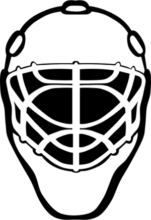 clipart svg openclipart black white head 运动 sports mask face hockey protection safety guard gear lip art leg goalie shin knee protective 黑色 白色 保护