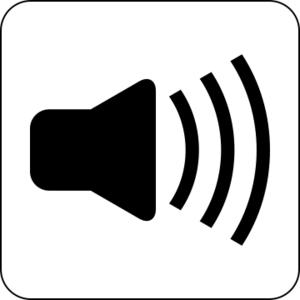 clip art clipart svg openclipart simple black white sound 艺术 图标 box border line system audio app click os operating loudspeaker 剪贴画 黑色 白色 线条 声音