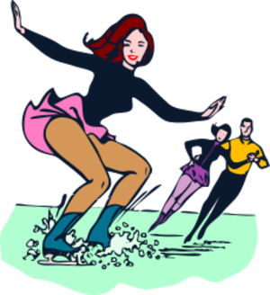 clip art clipart svg openclipart scenery color ice play scene woman lady 人物 winter female man 运动 女孩 skate skating figure couple athlete dance competition figure skater glide ice dancing skater olympics ice-skating 剪贴画 颜色 男人 女人 女性 女士 冬天 冬季 场景 风景