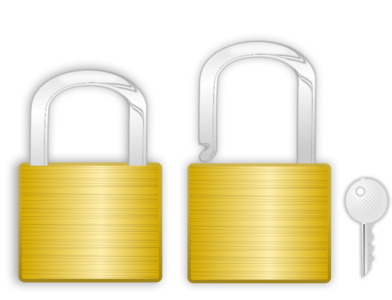 clip art clipart svg openclipart color gold metal security lock key locked unlock unlocked crypt encrypt photorelaistic 剪贴画 颜色 金属 黄金 金色